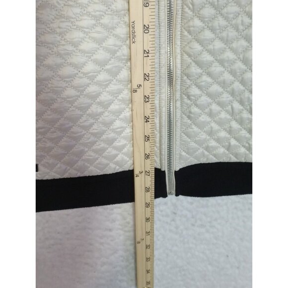 Lauren Ralph Lauren Women's Diamond Quilted Fleece Jacket Full Zip Size Large - Picture 6 of 12